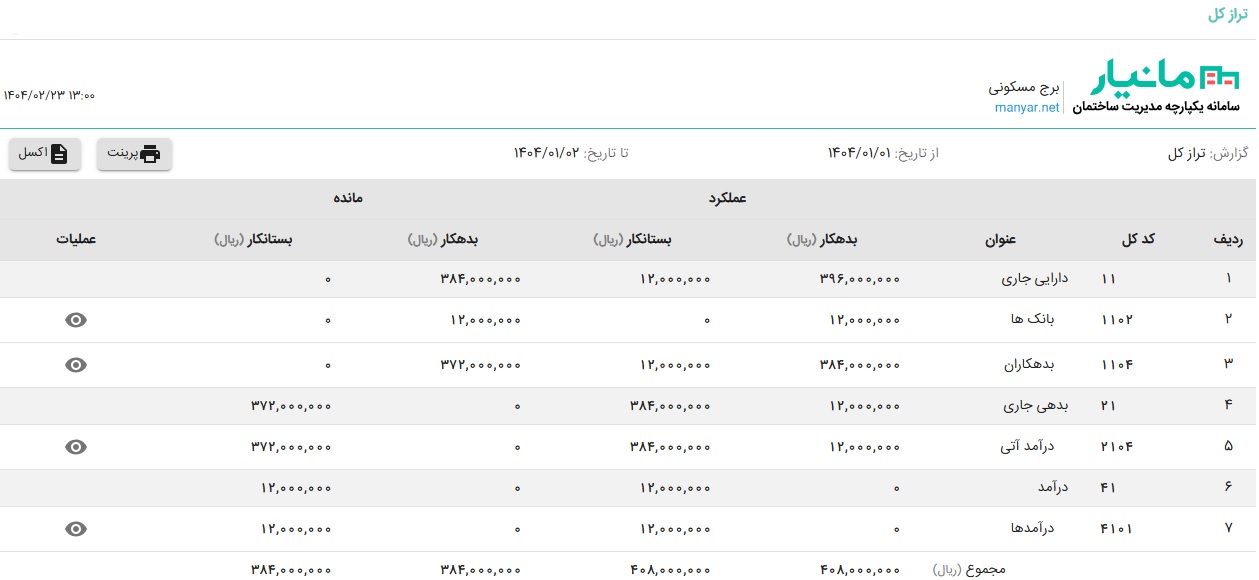 نرم افزاز مدیریت ساختمان